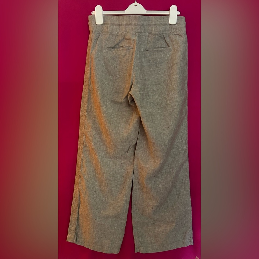 Athleta Cabo 100% Linen Wide Leg Pant - Picture 3 of 3